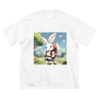 kawaiinekochanの可愛いウサギ Big T-Shirt