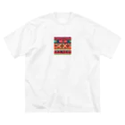 マクマクのネイティブメキシカンノルディク ビッグシルエットTシャツ