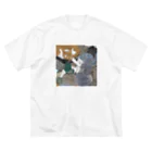 渡邊野乃香のお店の洗濯物と猫 Big T-Shirt