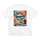 kageblogの日本の伝統と美しさを象徴するモザイクアート Big T-Shirt