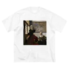 世界美術商店の兵士と笑う女 / Officer and Laughing Girl ビッグシルエットTシャツ