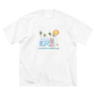 CyberArmadilloの湘南アイテム 루즈핏 티셔츠