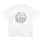 NATTOMOのキュートなマーメイド Big T-Shirt