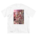 GumikoのSUZURIショップの真夜中の口笛 ビッグシルエットTシャツ