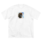 Animal_murmurのゴリラの呟き ビッグシルエットTシャツ