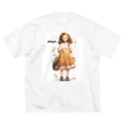 piyotanpiのgoing out girl ビッグシルエットTシャツ