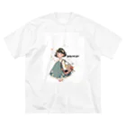 piyotanpiのgoing out girl ビッグシルエットTシャツ