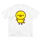 いんこ屋堂のレモンカナリア ビッグシルエットTシャツ