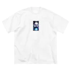 AI職人👨‍🏭のAI美人『白』2 ビッグシルエットTシャツ