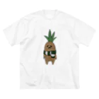 mandrake_chanのﾏﾝﾄﾞﾚちゃん(マフラー付) ビッグシルエットTシャツ