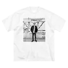 NET SHOP MEKのインドの自由の壁 モノクロver. Big T-Shirt