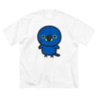 いんこ屋堂のスミレコンゴウインコ ビッグシルエットTシャツ