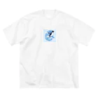 Emperor's FlightのFlying_penguin ビッグシルエットTシャツ