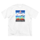 CyberArmadilloの湘南藤沢（2430）ナイトコレクション Big T-Shirt