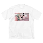 CHIKUSHOの蒸気船ウィリー シャツ Big T-Shirt