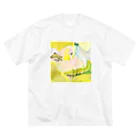 いちかわ あずさのひとごこち ビッグシルエットTシャツ