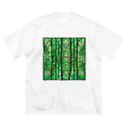 3tomo6's shopのgreen partIV ビッグシルエットTシャツ