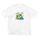 Shiba_IncのSleeping frogs(熟睡する蛙) Big T-Shirt