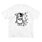 GyuUGyuUのぎゅうぎゅうちゃん文字入り Big T-Shirt