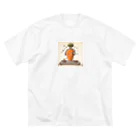 おふざけのDJキャロット ビッグシルエットTシャツ