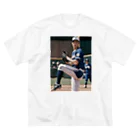 りん　チャンネルのAI野球 ビッグシルエットTシャツ