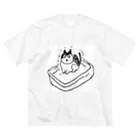 ヒカリタケウチのふんばる ビッグシルエットTシャツ