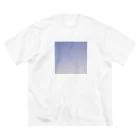 しし座の方角の夕刻の月 ビッグシルエットTシャツ