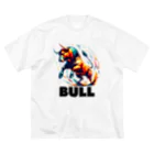 BLUEZZLYのBULL ビッグシルエットTシャツ