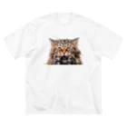 日向ぼっこのずぶ濡れ猫 Big T-Shirt