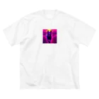 JIN12のワンちゃん  ビッグシルエットTシャツ