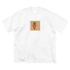 たてっぴのショップのピクセルにんじん Big T-Shirt