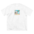 walkerplusのビーチボールをするうさぎ Big T-Shirt