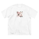 yokoyoko1013のsakura. ビッグシルエットTシャツ