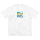 どうぶつやのハワイ　サーフィン Big T-Shirt