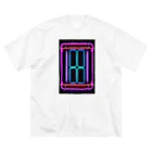 Association Against Mirroring SelfiesのAbstract_Neonsign03 Big T-Shirt