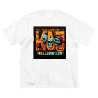 k.a.u.j.7のおしゃれでユニークなハロウィンの風景が広がります Big T-Shirt