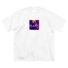 white-Stoneのフィットネスベア ビッグシルエットTシャツ