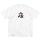 ライダーズのバイク女子　ばくおん!!系 Big T-Shirt