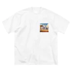 アルのSWEET DREAMSの奇跡の白いキリン ビッグシルエットTシャツ