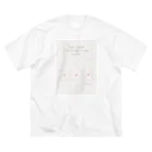 rilybiiの🎂 strawberry tea cream lettering cake . ビッグシルエットTシャツ