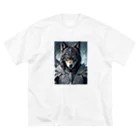 ZZRR12の月夜の守り手 - 狼の守護神 Big T-Shirt