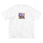 yumiceのice meets オリガミイルカ Big T-Shirt