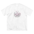 uinoe（ウイノエ）の憂いのスポットカラー ビッグシルエットTシャツ