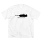 puikkoのT28重戦車 ビッグシルエットTシャツ