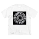 Dexsterのoptical illusion 01 ビッグシルエットTシャツ