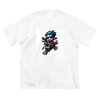 rsrsrsrsrの“Digital Ninja” ビッグシルエットTシャツ