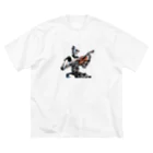 MEGROOVEのロボット34 ビッグシルエットTシャツ