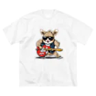 kichi_333のロックに生きるアニマル Big T-Shirt