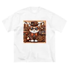 kickchopmanのスチームパンクなゴーグル猫ちゃん Big T-Shirt