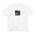 rian14の水晶を持って、精霊と交信している龍 Big T-Shirt